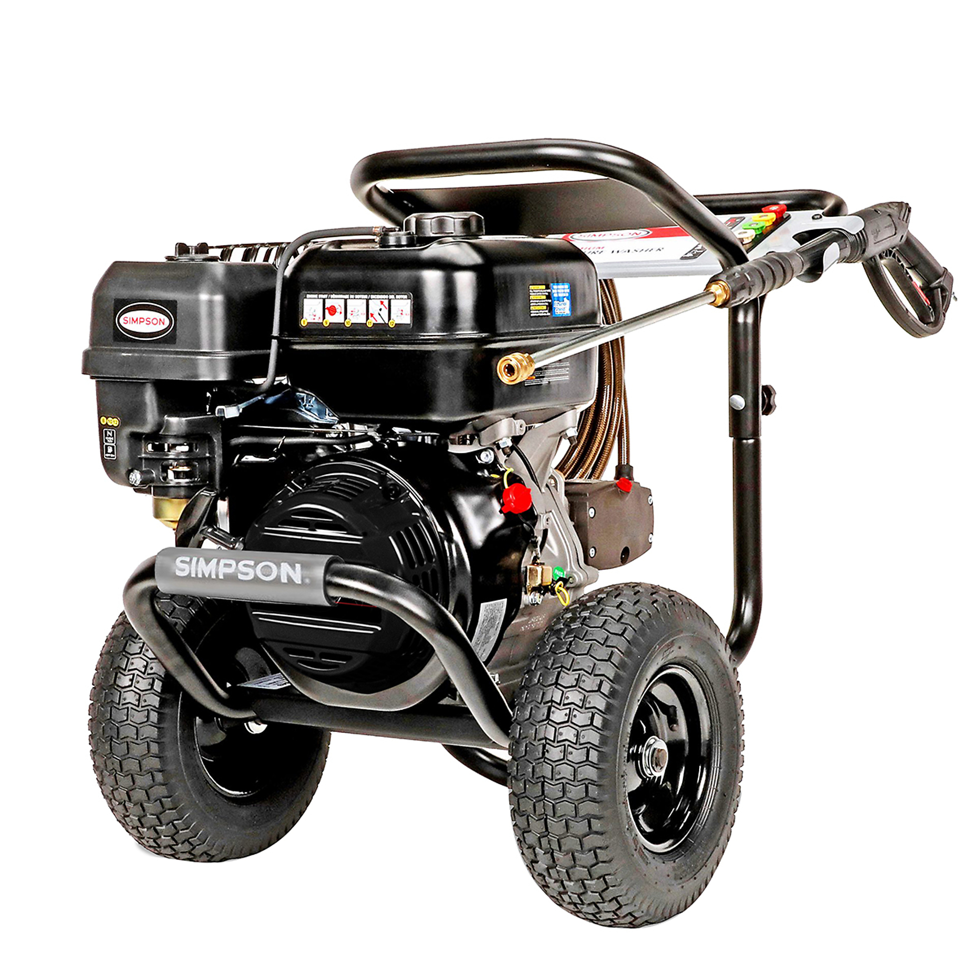 Simpson Powershot Gas Pressure Washer — 4400 PSI, 4.0 GPM, CRX420 Engine, AAA Triplex Plunger Pump, Model# PS60843